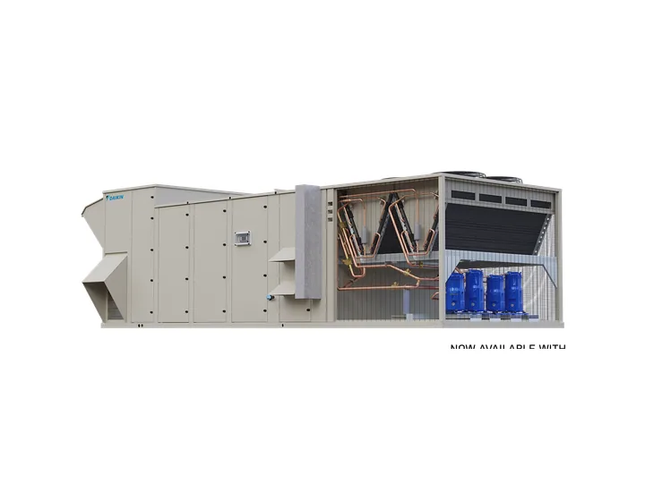 Imagen ilustrativa de unidad paquete comercial Daikin